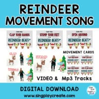 Holiday Movement Activity “Reindeer Beat” Brain Break, Dance Video