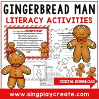 Gingerbread Poem and Literacy Activities: “Let’s Make Some Gingerbread” {CCSS}