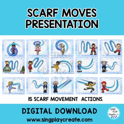 "Nutcracker Scarf Activities for Music, PE, Special Needs and Elementary Classes "