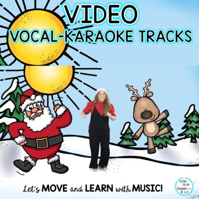Christmas Action Song "Santa's Brand New Dance " Movement & Literacy Activities