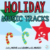 Holiday Brain Break, Music and Movement Instrumental Background Music Tracks