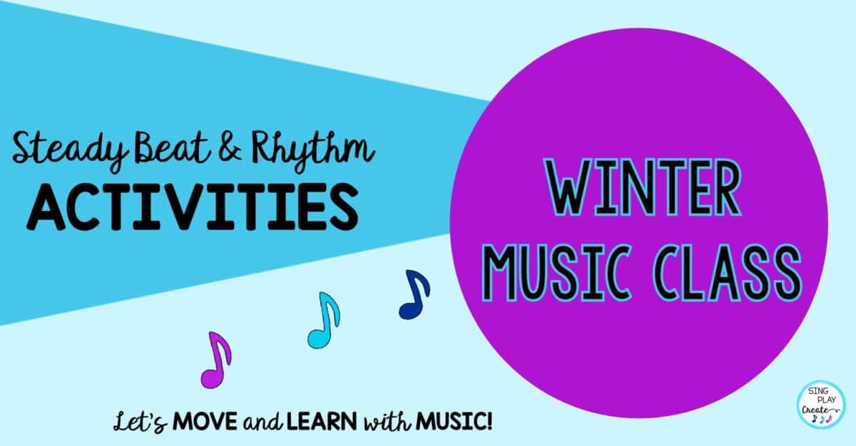 Winter steady beat and rhythm activities