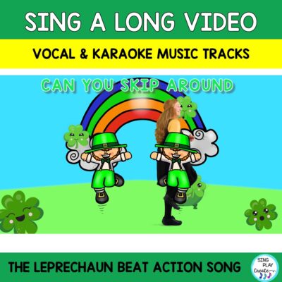 St. Patricks' Day Steady Beat Activity song for music activity or movement break in PreK-2nd grades. You can have your students stay in their personal spaces and do this easy dance and call out the ACTION WORDS! “The Leprechaun Beat” is a fun movement activity for St. Patrick’s Day celebrations in any classroom. The actions give students a short gross motor workout too! Imagine having a video resource you can pull up any time for all your classes and sub lessons. Video and Music included. Be sure to use "The Leprechaun Beat" for your St. Patrick's Day movement activity. USE the activity to keep students busy while you set up or clean up, rainy day, snow day, recess, assess or work with individual students and in your virtual classrooms.