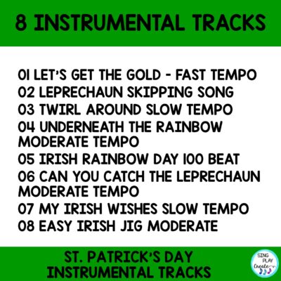 St. Patrick's Day instrumental music tracks