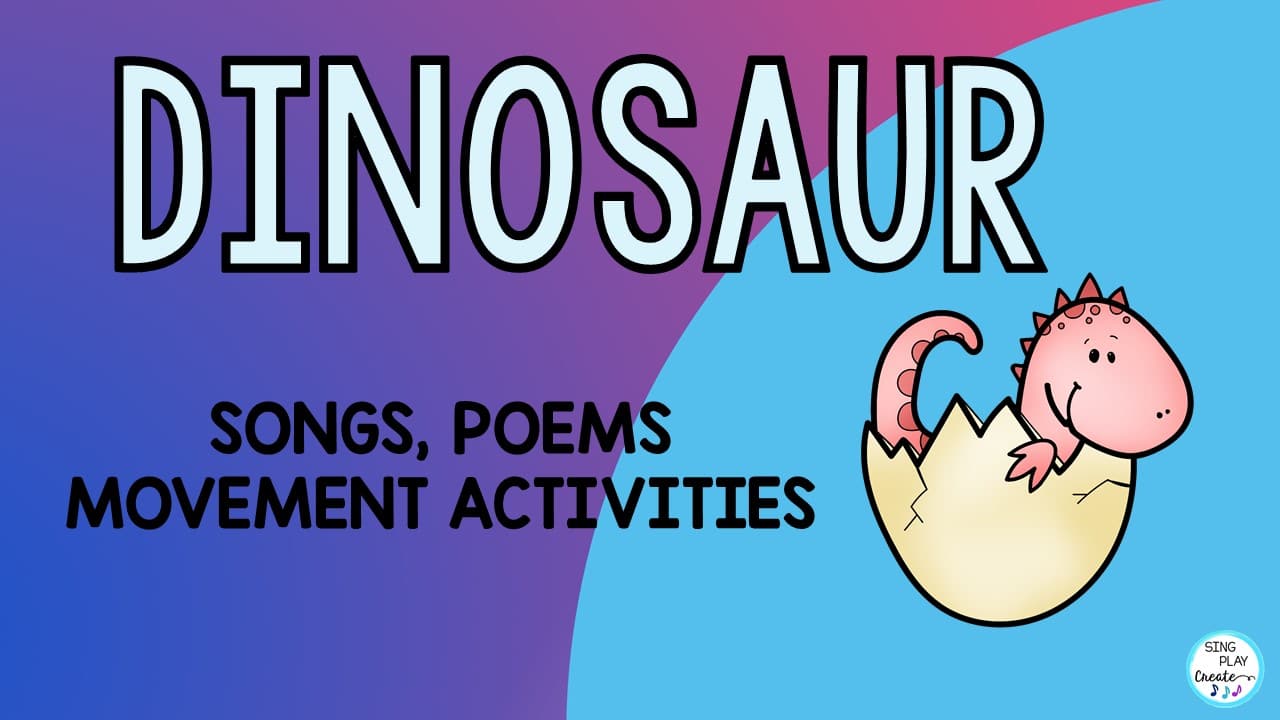 You are currently viewing Dinosaur Songs, Poems, and Movement Activities