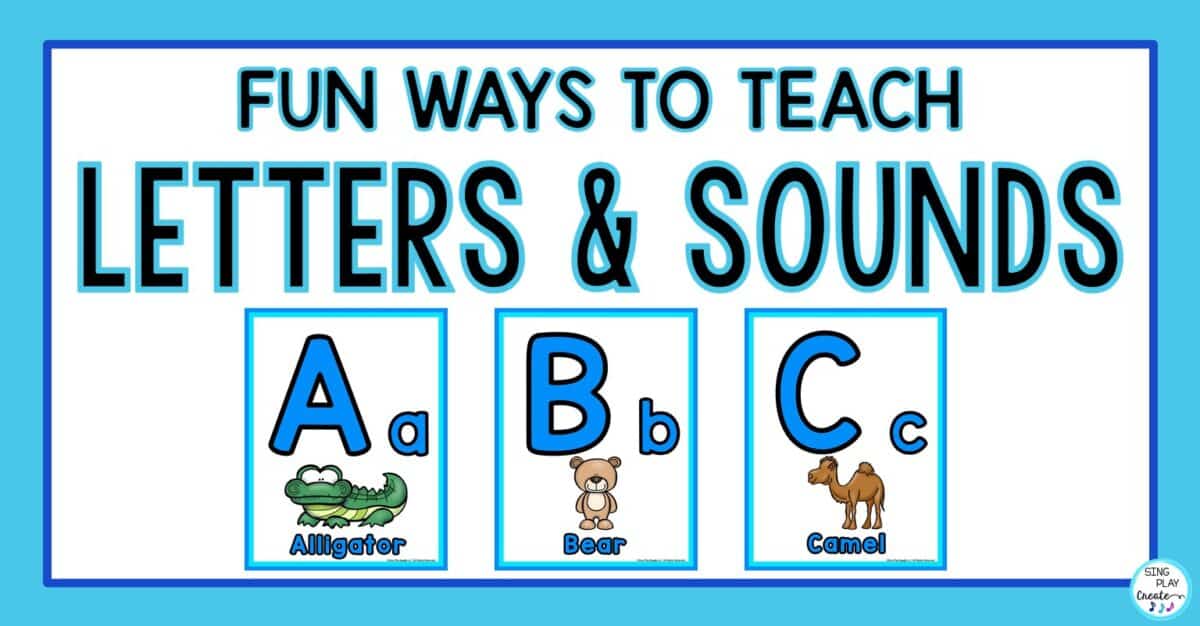 Here are some fun ways to teach letters and sounds. Alphabet knowledge is one of the key building blocks on the path to reading and writing.