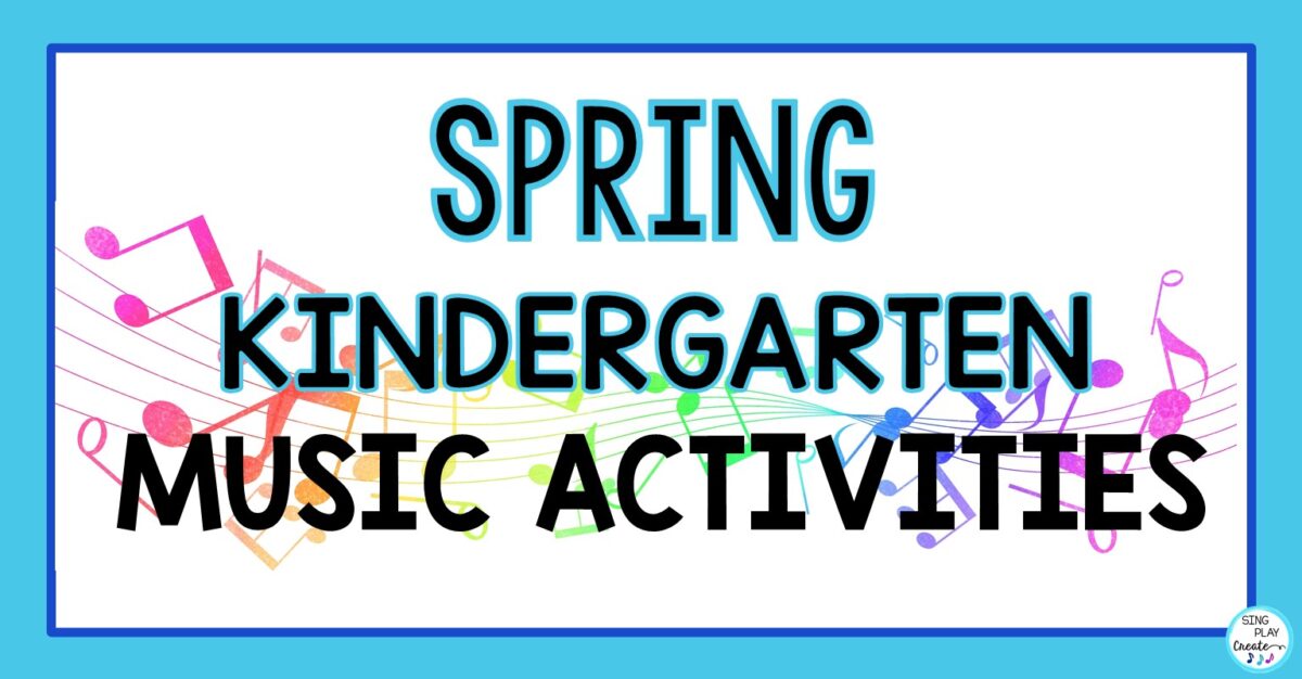 I’m sharing my spring kindergarten music activities in this post. I love teaching Kindergarten! It’s very different than all the other grades and I realized that I needed a very specific set of materials for my Kindergarten music classes.