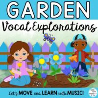 Vocal Explorations: Garden Theme, Game , Animated, Worksheets