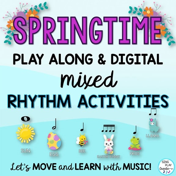 ensidigt melodramatiske ammunition Springtime Rhythm Activities: Google Apps Drag And Drop Slides  Presentation, Video - Sing Play Create