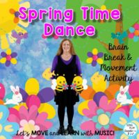 Spring Action Song, Brain Break, Movement Activity “Springtime Dance” Video, Mp3