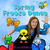 SPRING FREEZE DANCE, Brain Break, Movement Activity with Video