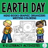 Celebrate Earth Day helping students to learn how they can show they LOVE the Earth through engaging literacy activities.  Earth Day reading, writing, craft activities to give students the opportunity to share ideas through writing activities on how they can or what it means to love the earth. Coloring, Writing, Mini-book and Graphic Organizers for Stations and Literacy Centers. Coloring pages PreK and up. Writing pages K-3. Interactive activities for Earth Day!