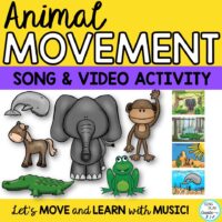 Animal Movement Activity Song: "I Want to Move Like an Animal" Video, Mp3 Tracks