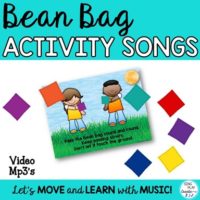 Bean Bag Activity Songs, Brain Breaks, Team Building, Mp3 Tracks and Video