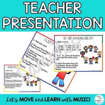 Bean Bag Games and Activities are a fun way to engage students teach, reinforce and assess music skills. Fun bean bag games for your music classroom.