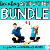 Bean Bag Game and Activities Bundle: Music, Preschool, PE, Movement Classes
