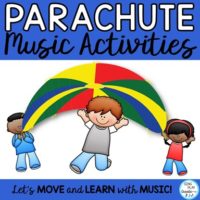 Creative Movement Parachute Activities - Music, PE, Movement Games & Activities