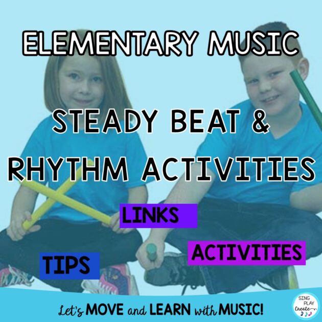 Here are some fun elementary music class STEADY BEAT and RHYTHM activities. Fun means that they are interactive, engaging, challenging in visual, aural, and kinesthetic ways.