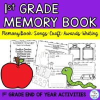 "of Year Memory Book with Songs, Craftivity, First Grade