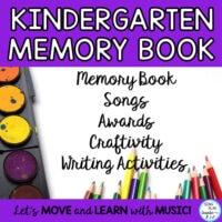 End of Year Memory Book with Songs, Craftivity, Third Grade