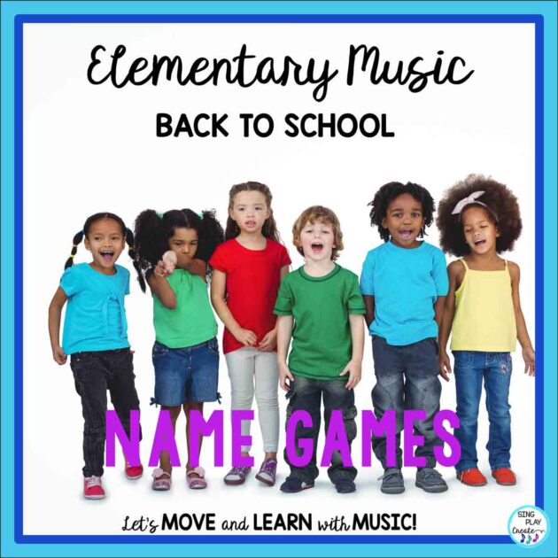 It’s elementary music BTS name Games and Activities to kick off the start of a new school year. I'm sharing interactive music class ideas.