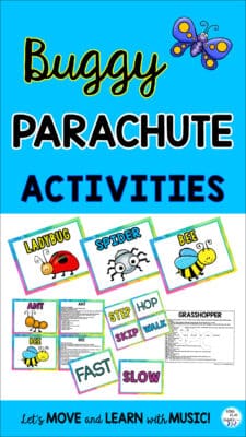 Buggy Parachute Music and Movement Activities: Music, PE, All
