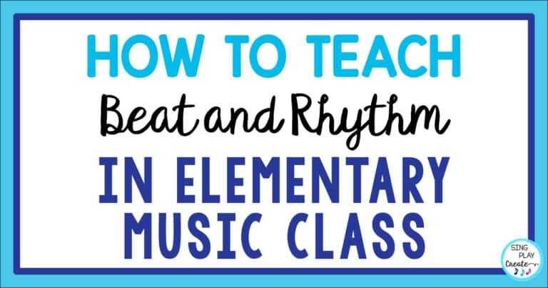 How to Teach Rhythm in Elementary Music Class