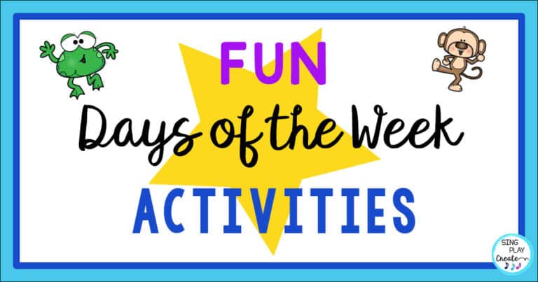 All children learn about the days of the week in preschool and kindergarten. Try using these fun days of the week activities.