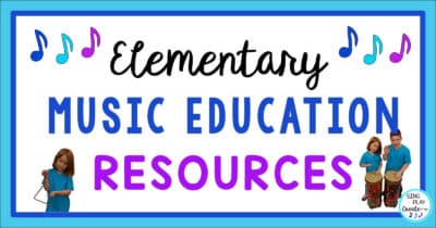 ELEMENTARY MUSIC EDUCATION RESOURCES- Looking for some elementary music education resources? You’re in the right place! Keep reading to learn about developing a music curriculum.