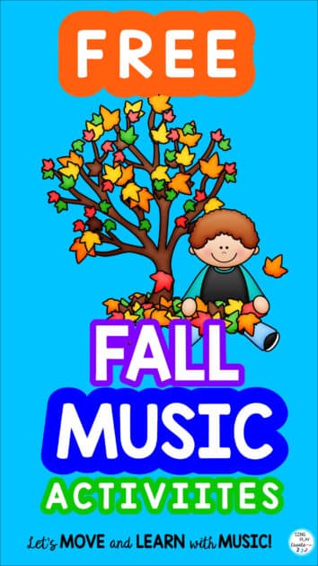 FREE FALL MUSIC AND MOVEMENT ACTIVITIES for the preschool, kindergarten and first grade music teacher. BEAT, RHYTHM, SONGS, GAMES, ACTIVITIES