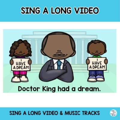Martin Luther King Jr. Song "His Dream Lives On" easy song to learn and sing. With meaningful lyrics that capture the meaning of Martin Luther King Jr. Day.