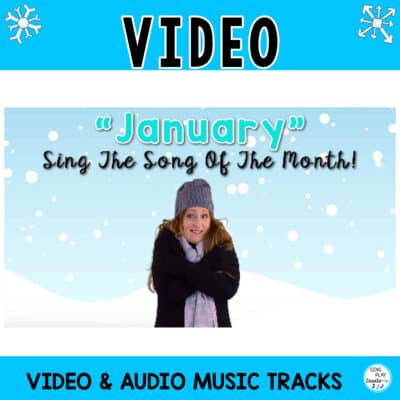 January song of the month "January" is a great song to sing in circle time, carpet time, literacy time to learn about January.