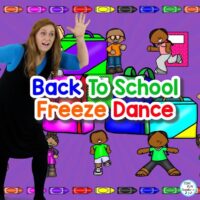 Back to School FREEZE DANCE And Dynamics Lesson, Brain Break, Movement Activity