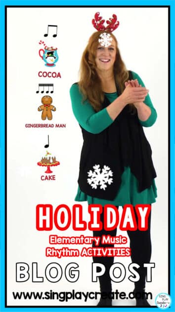 I'm sharing some elementary music holiday rhythm activities you can use to keep engagement high in your December music classes.