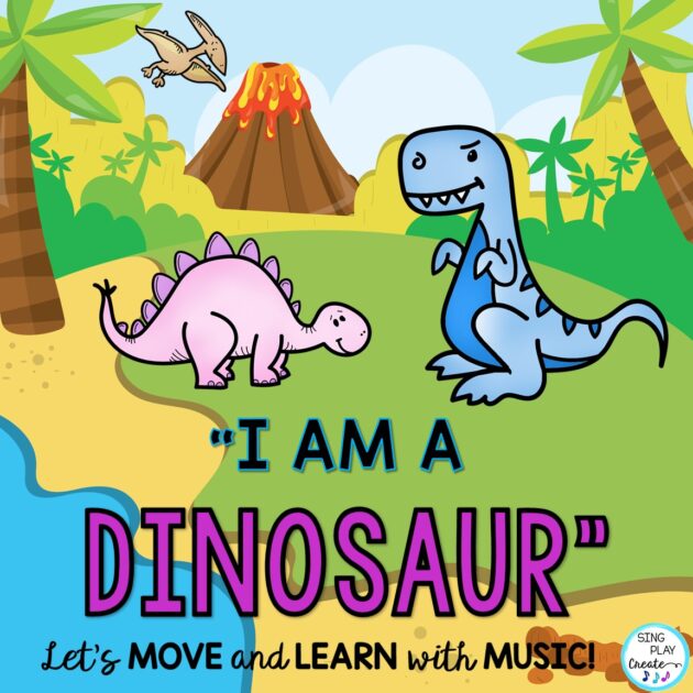 Dinosaurs used to roam the earth, and now they can stomp, soar, and roar in your classroom too. “I Am a Dinosaur” is an engaging action song you can use for a brain break or as part of your literacy curriculum.