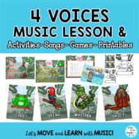 Four Voices Music Lesson