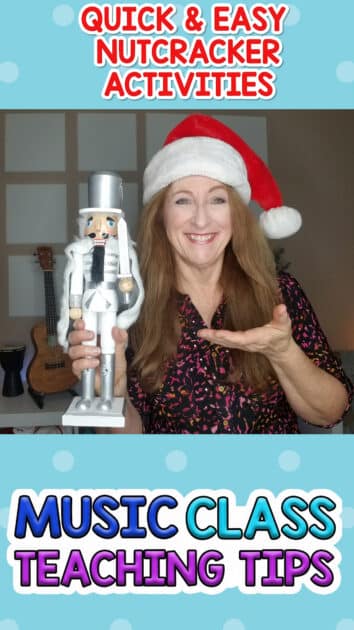 Todays post is going to give you some quick and easy music class Nutcracker activities you can use throughout the month of December.