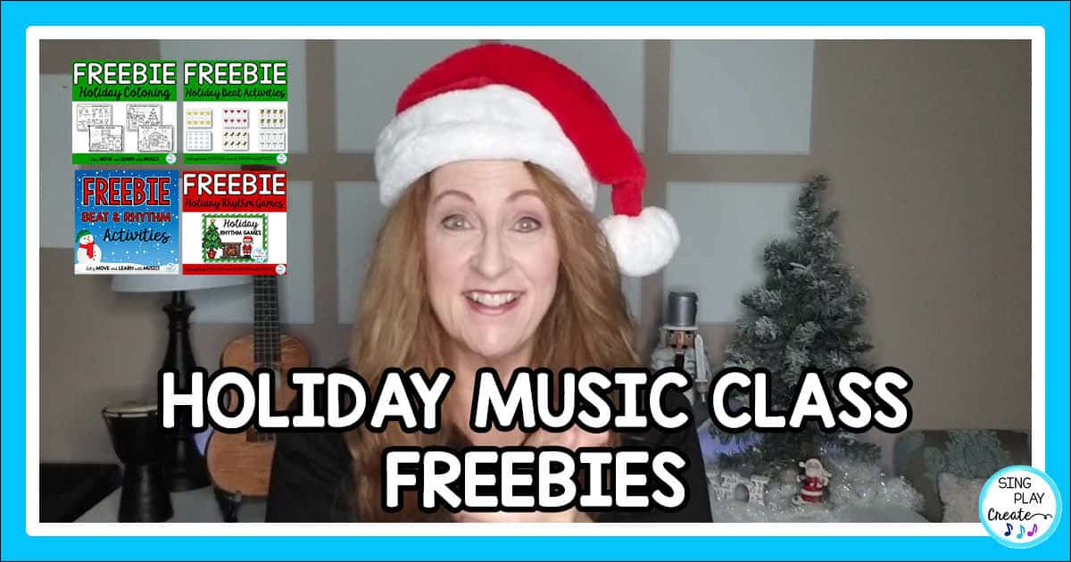 Holiday music class teaching tips and activities for the elementary music teachers. Including movement and rhythm activities for the elementary music teacher.