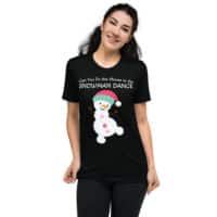 short-sleeve-t-shirt-snowman-dance-winter-theme