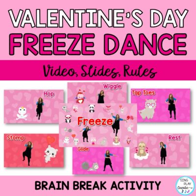 Valentine's Day Freeze Dance