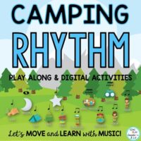 Camping Rhythm Activities Mixed Levels: Lessons and Materials