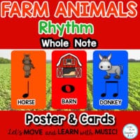 rhythm-flash-cards-posters-games-activities-whole-note-farm-animals
