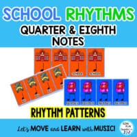 rhythm-pattern-flash-cards-quarter-note-and-eighth-note-school-time