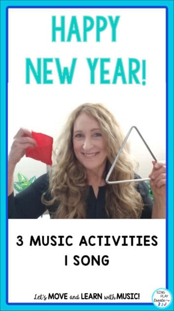 ELEMENTARY MUSIC LESSON "HAPPY NEW YEAR" by Sing Play Create