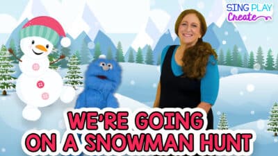 "Going on a Snowman Hunt" winter movement song with literacy activities will have your students singing and moving during winter time.