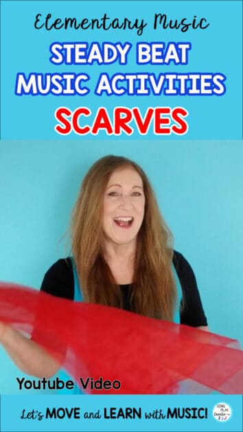 There’s always room for more steady beat activities in music class.  Young children need a variety of experiences feeling the steady beat. In this post I'm sharing some ways you can use scarves to play the steady beat.