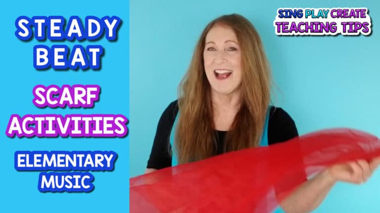 There’s always room for more steady beat activities in music class. Young children need a variety of experiences feeling the steady beat. In this post I'm sharing some ways you can use scarves to play the steady beat.