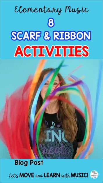 I’m sharing 8 scarf and ribbon activities you can use in the elementary music classroom today.