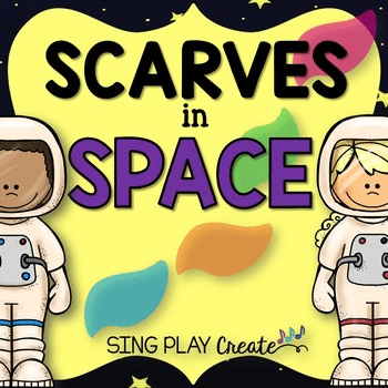 Scarf and Ribbon Activities: Space Theme for all Classrooms by Sing Play Create