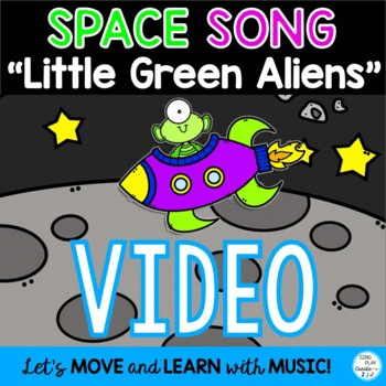 It's time to sing and move like aliens flying through space. Children love adventures and will love singing the song about the little green aliens. It's an engaging action adventure song that will have your students reading, singing and moving. Whether for a music program, during your morning meeting, as a brain break or movement activity- you can help your students stay focused. This is an easy to use resource with video, vocal and karaoke tracks you can play anytime in your room or in a virtual setting.